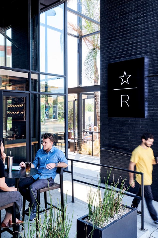 Inside a Starbucks Reserve location