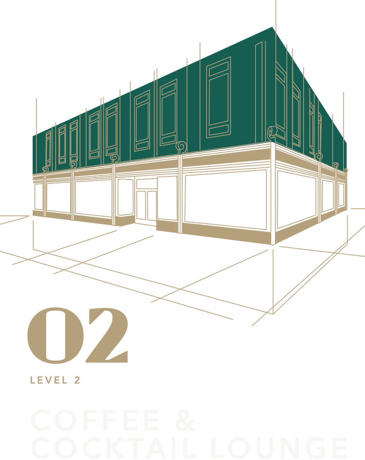 Map of Empire State Building Starbucks Reserve with Second Level Highlighted