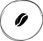 An illustration of a coffee bean.